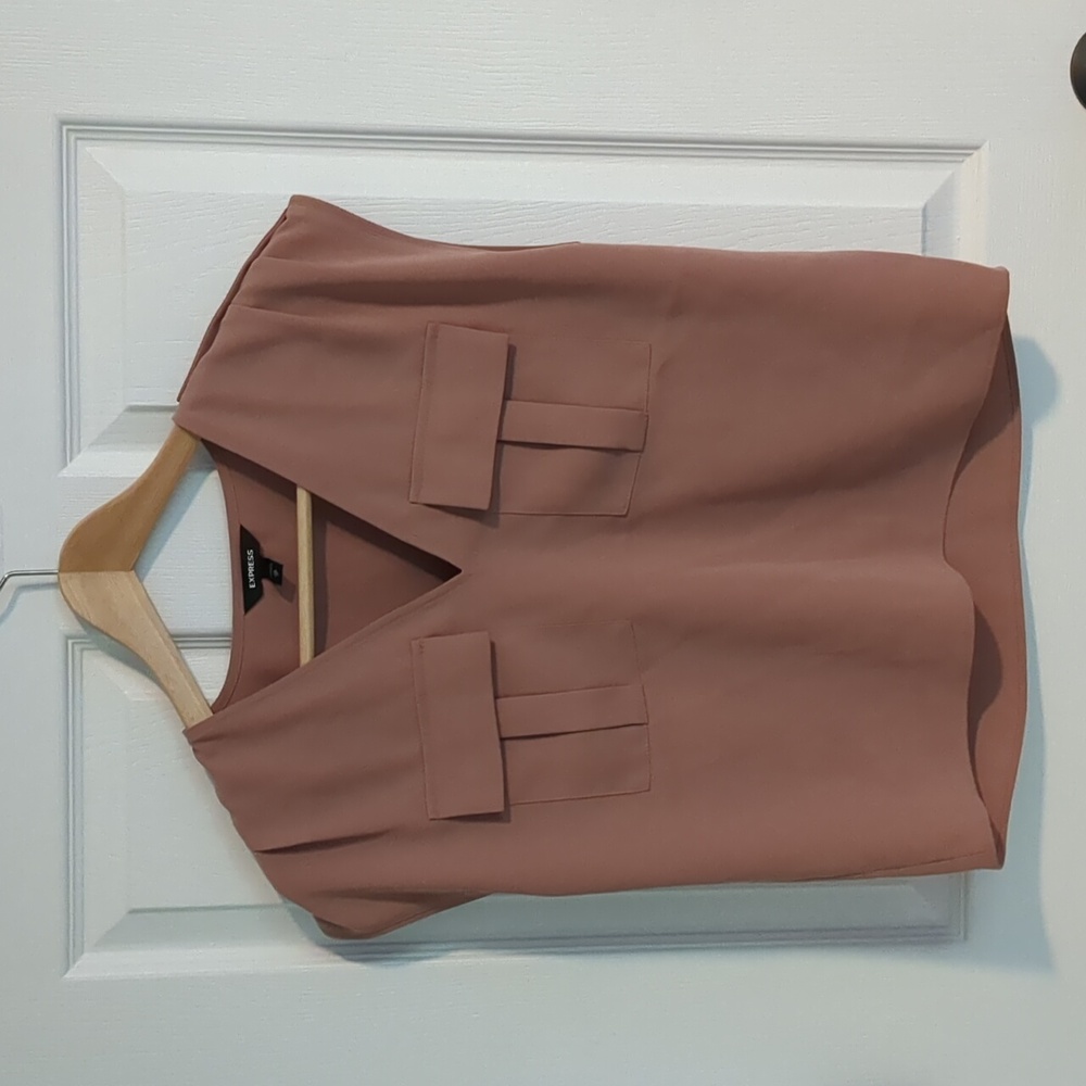 Express XS Pink Mauve Top - like new